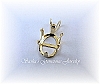 9 X 7 OVAL 14 KT YELLOW GOLD SNAPTITE PENDANT